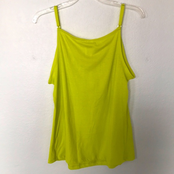 YELLOWISH GREEN LARGE CAMISOLE NEVER WORN EXCELLENT CONDITION - Picture 4 of 4